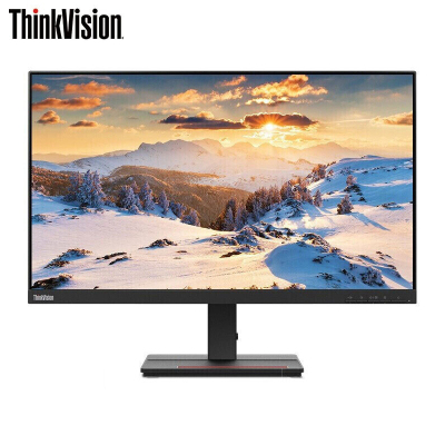 联想ThinkVision S24e-20 23.8寸FHD显示器1920*1080[VGA+HDMI接口](项目专供)