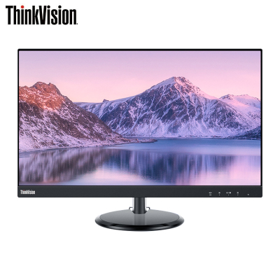 联想ThinkVision T27a-30 27英寸FHD高清显示器[VGA+HDMI接口 可俯仰底座]三年保