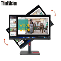 联想ThinkVison P24q-30 23.8英寸2K高清显示器 IPS屏2560*1440 HDMI+DP接口 黑