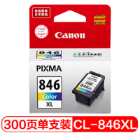 佳能(Canon) CL-846XL 墨盒 彩色 适用MG3080、MG2580、MX498、iP2880 单个装