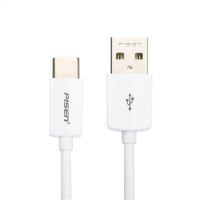 品胜(PISEN) USB Type-C 2A数据充电线1500mm(苹果白)PET盒装 单盒价格