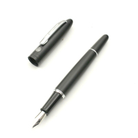 毕加索(Pimio) PS-932 传承系列0.5mm磨砂黑笔杆商务钢笔 单支装