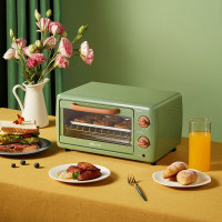 小熊(bear) 电烤箱DKX-C10J1 家用多功能迷你小烤箱家用容量控温控时烘培烤箱 单台装