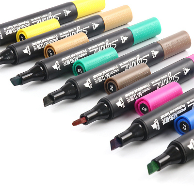 晨光(M&G) APM25202 专业水溶性双头彩色马克笔记号笔标记笔 6支/袋 单袋装