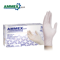 爱马斯(AMMEX)一次性使用医用橡胶检查手套S号 100只/盒 单盒价
