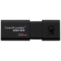 金士顿(Kingston) USB3.0 U盘 DT100G3 32GB 高速车载U盘 黑色