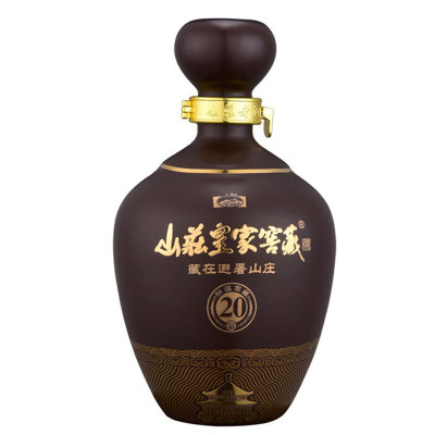 山莊皇家窖藏 浓香型白酒 20年 38度 450ml 单瓶装