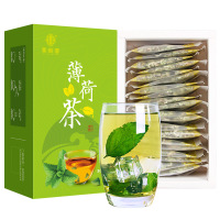 谯韵堂 薄荷茶50g/20小包盒装 清凉颗粒茶叶可搭配柠檬泡水喝的 10罐装