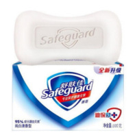 舒肤佳(Safeguard) 香皂 105g*4块装柠檬纯白清洁杀菌抑菌洗手洗脸洗澡沐浴肥皂