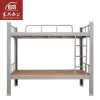 DXBG铁架床钢木床宿舍床灰色加厚型2000X900含床板常规款