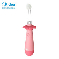美的(Midea)全自动儿童电动牙刷宝宝5岁以上声波非充电式软刷毛 红色MC-AE0102