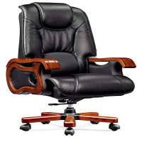 笛牌(DESSINI) 办公室座椅老板椅 可躺牛皮座椅