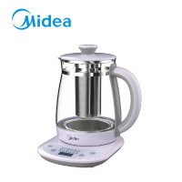 美的(Midea)GE1510 养生壶小型迷你家用多功能全自动玻璃水壶煎药壶迷你煮茶器花茶壶 淡紫