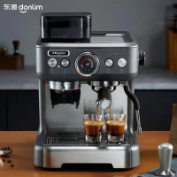 东菱(DonLim) DL-5700P 咖啡机 家用半自动研磨一体机蒸汽打奶泡磨豆机商用级冲煮
