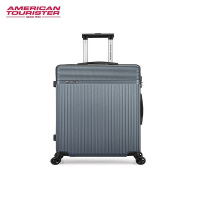 美旅(AMERICAN TOURISTER) 拉杆箱 商务行李箱时尚大容量耐磨飞机轮登机箱 灰色TX7*08002