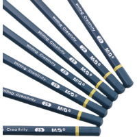 晨光(M&G) 木杆铅笔学生2B儿童考试涂卡铅笔可削12支/盒