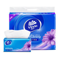 维达(Vinda) V2239 抽纸 超韧130抽*6包S码 湿水不易破 卫生纸纸巾餐巾纸 jh