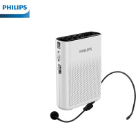 飞利浦(Philips) SBM200 小蜜蜂扩音器教师专用 便携式插卡音箱 导游腰挂麦克风喇叭教学讲课 象牙白