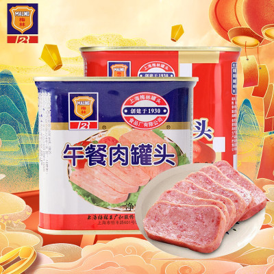 中粮 梅林牌 午餐肉 经典美味 (整箱订货) 24听/箱