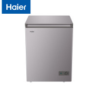 海尔(Haier)BC/BD-142GHPC 卧式减霜冷柜 142L容量一级能效减霜80%冷藏冷冻切换 雾晶灰