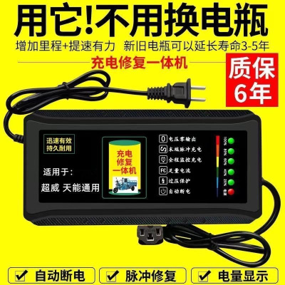 火车头 电动车电瓶车充电器 自动断电 48V60V72V20AH