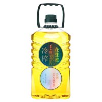 第一坊 5L 冷榨花生油食用油物理压榨工艺低油烟花生油