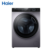海尔(Haier) 全自动滚筒洗衣机 XQG100-BD14126L 变频10公斤 LED触控超薄速洗免熨烫智能投放