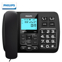 飞利浦(Philips)录音电话机 固定座机 办公家用 自动 手动录音 16G存储卡 放音密码保护 CORD165