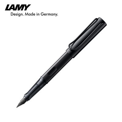 凌美(LAMY)钢笔Al-star恒星系列墨水笔 笔尖EF超细 铝质金属 黑色