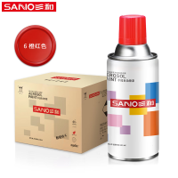 三和(SANO) 普通自喷漆手喷漆 工业防腐漆 金属防锈漆 350ML J2A.6橙红色 12瓶/箱 单箱价格