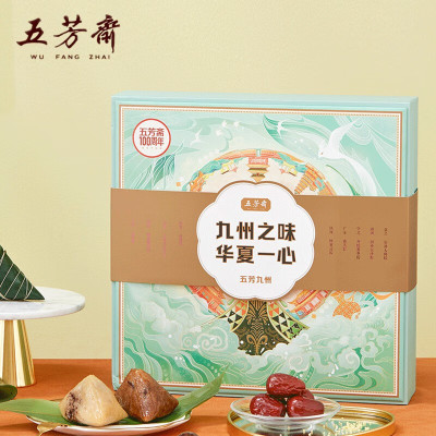 五芳斋(WU FANG ZHAI) 粽子礼盒装 五芳九州1694g