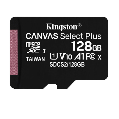 金士顿(KINGSTON) 128GB TF(MicroSD)存储卡U1 A1 V10 手机内存卡 读速100MB/s