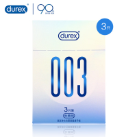 杜蕾斯(Durex) 003 避孕套 超薄润滑 套套 安全套 计生用品高延伸性聚氨酯避孕套 3只装