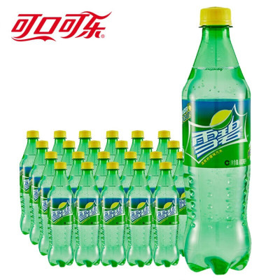 可口可乐(cocacola) 雪碧整箱500ml有糖碳酸饮料汽水柠檬味饮品 雪碧500mlx24瓶