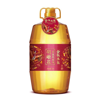 胡姬花 金衣玉食古法花生油5L桶