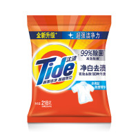 汰渍(Tide)机洗洗衣粉 大袋持久留香深层去污 净白去渍218g