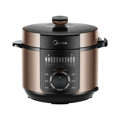 美的(Midea) 电压力锅 家用5L 双胆大容量电压力煲智能电高压锅 MY-YL50M132