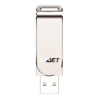 忆捷(EAGET)F60 32GB USB3.0 U盘 高速全金属360度旋转车载优盘网红音乐盘