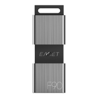忆捷(EAGET)F90 256GB USB3.0 商务金属U盘 简约时尚优盘 企业礼品U盘