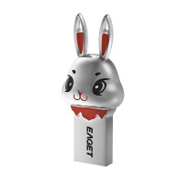 忆捷(EAGET)U87 32GB USB3.0 U盘生肖兔2023兔爷儿优盘