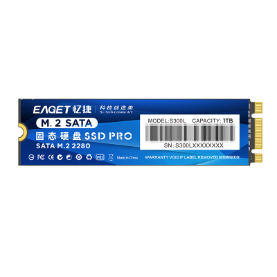 忆捷(EAGET)S300L 1TB固态硬盘(SSD、M.2、NGFF)