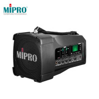 MIPRO咪宝MA100DB讲解便携式扩音器MA-100DB户外音箱 双手持话筒套装(蓝牙版)