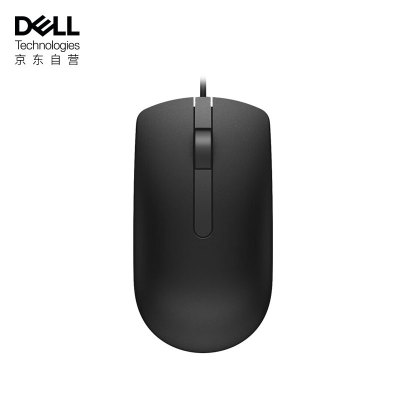 戴尔(DELL)有线鼠标 MS116 黑色 1/个 计价单位:个