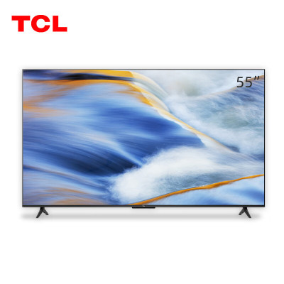 TCL 55G60E 55英寸 电视 (计价单位:台) 4K超高清画质板液晶电视机 黑色