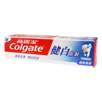 高露洁牙膏(健白防蛀)200g*2支成人亮白牙齿去黄牙渍口气套装预防蛀牙