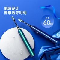 西马龙 T7 电动牙刷(礼盒包装)成人声波震动全自动牙刷 (4刷头+收纳盒)5种模式 颜色随机