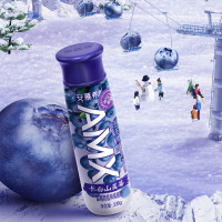 伊利安慕希AMX长白山蓝莓奶昔风味酸奶230g*10瓶/箱