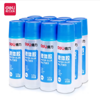 得力(deli)125ml 高粘度液体胶 学习办公通用胶水 12只装 办公用品