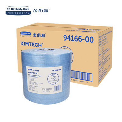 KIMTECH 94166-00 强力高效大卷式擦拭布 蓝色 500张/卷 2卷/箱 计价单位:箱