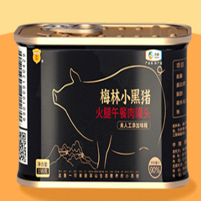 梅林 红小黑猪火腿午餐肉 198g*36罐